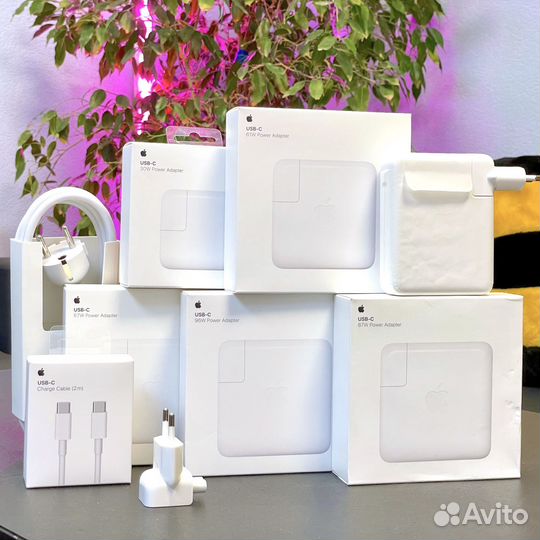 Блоки питания Apple USB-C 20/30/61/67/87/96/140 W