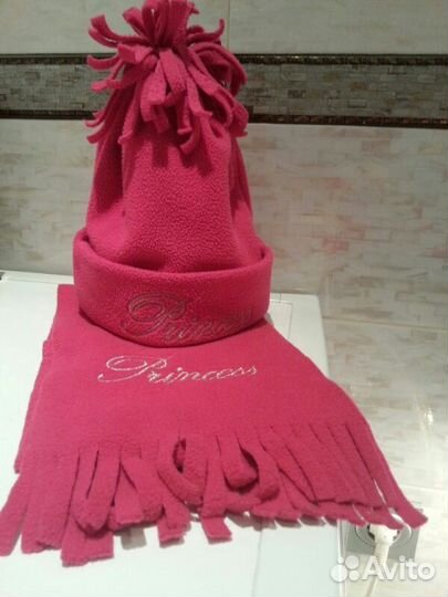 Шапочка с шарфиком