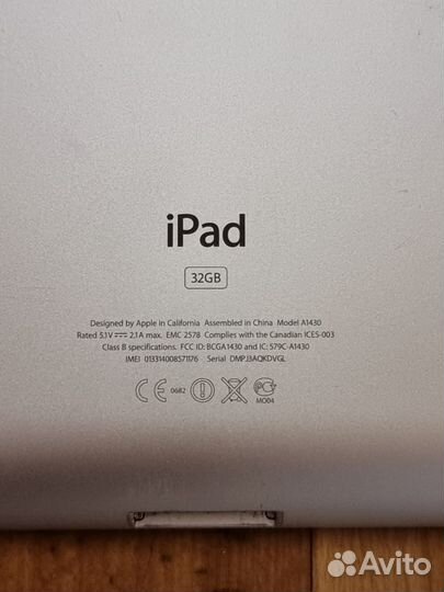 iPad 32gb На запчасти