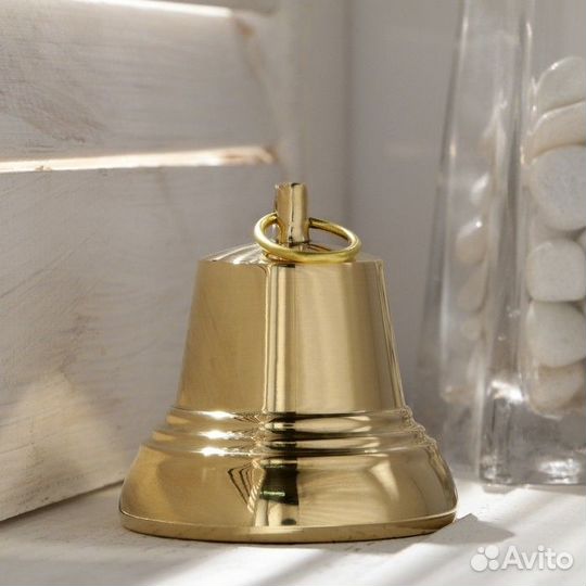 Колокольчик Валдайский 5, полированный, с ушком, d