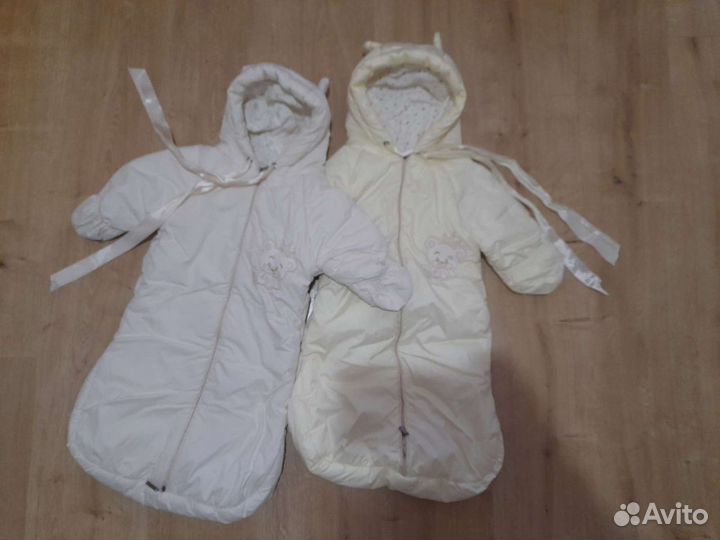Конверт (Комбинезон) демисезонный 2 шт для двойни