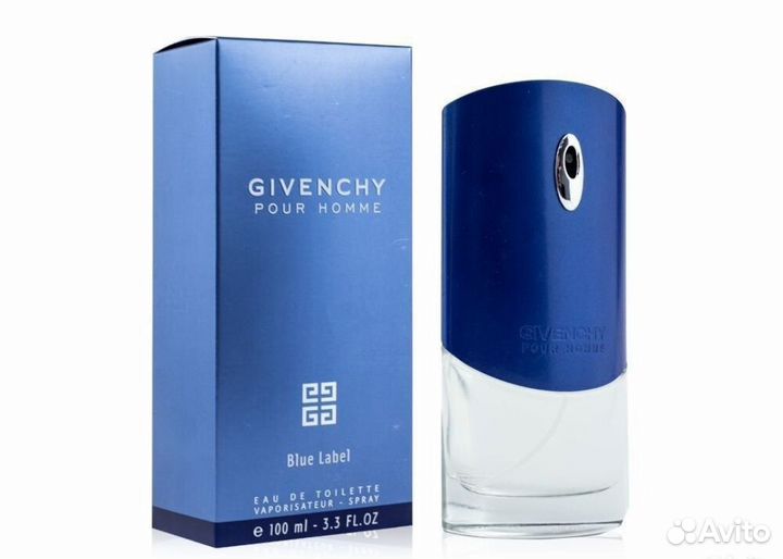 Givenchy blue label 100 мл парфюм мужской
