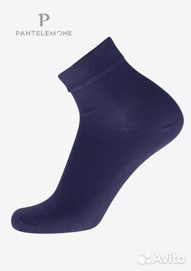 Мужские носки короткие 44-46 р-р, темно-синие