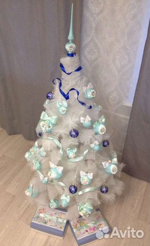 Б/у Искусственная Ель 120см и коврик к унитазу