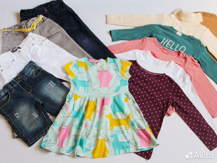 Вещи пакетом для девочки 98 104