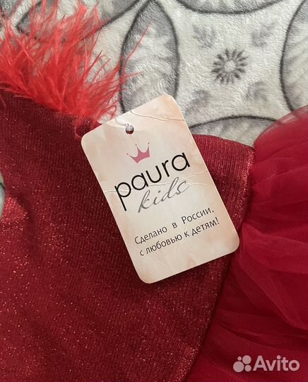 Новое праздничное платье для девочки 92