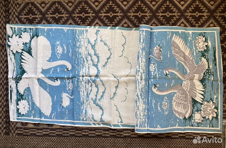Скатерти лен СССР новые