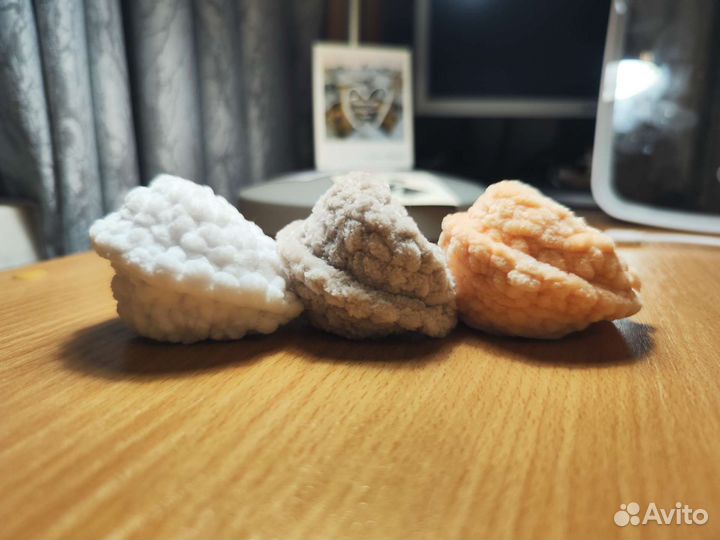 Вязаные игрушки пельмешки