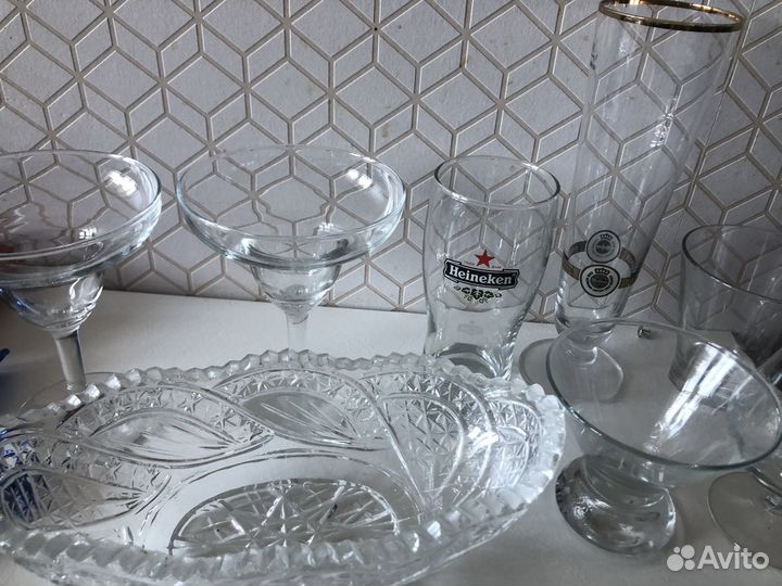 Бакалы,фужеры,вазы,салатницы СССР