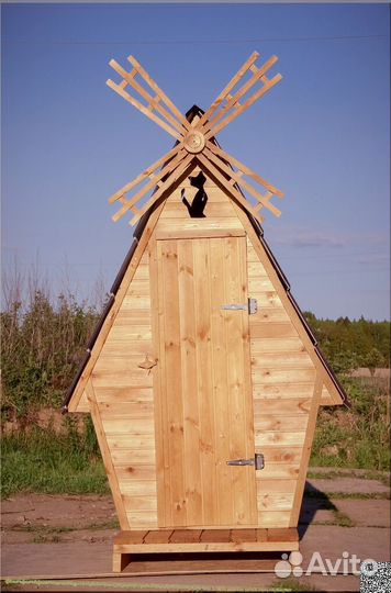 Дачный туалет с установкой KEY674