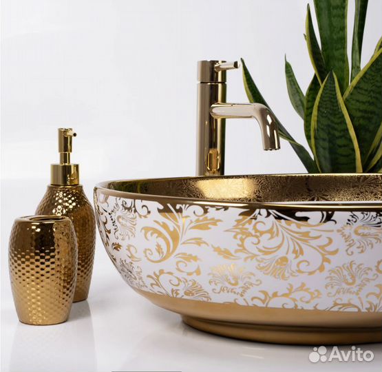 REA-U9650 Умывальник золото