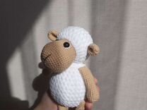 Вязаная игрушка овечка