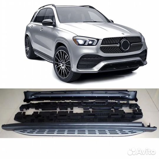 Пороги Mercedes-Benz GLE V167 2018+