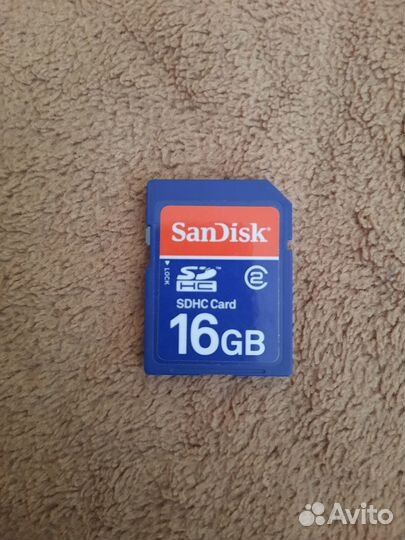 Карта памяти sdhc 16Gb SanDisk