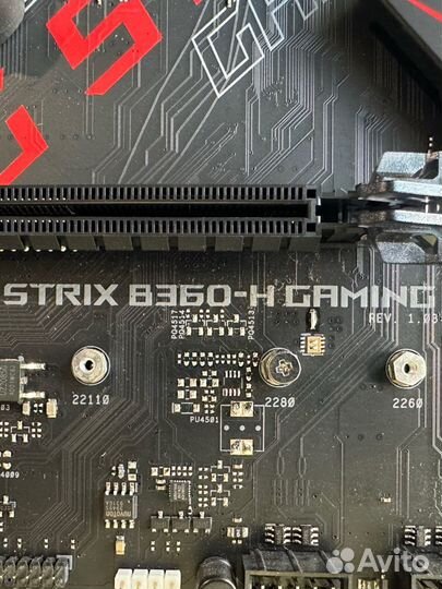 Материнская плата asus ROG strix B360-H 1151v2