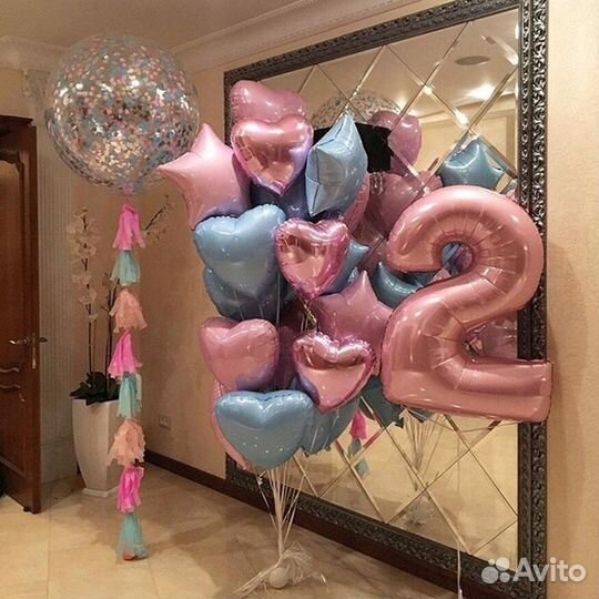 Воздушные шары на праздник с обработкой