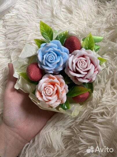 Букет из мыла