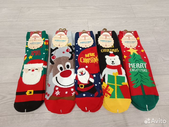 Носки новогодние