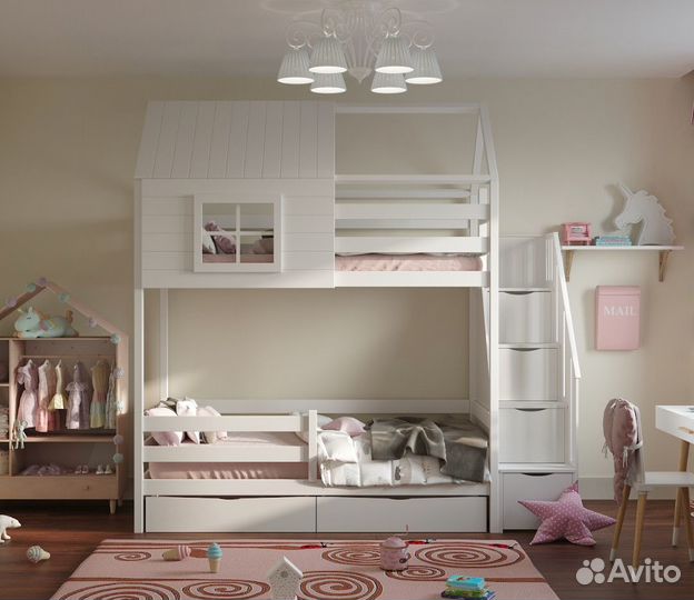 Детская кровать двухъярусная Prado