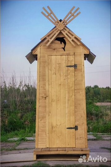 Уличный туалет с установкой Н202