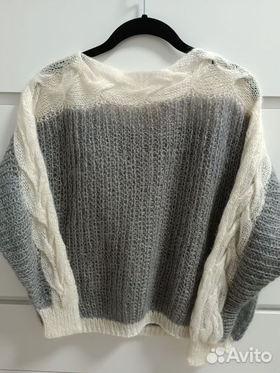 Джемпер из мохера с шёлком