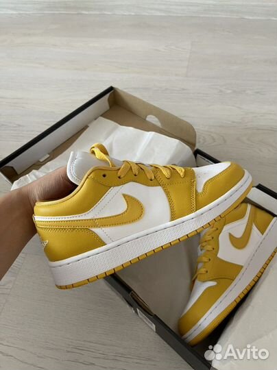 Кеды nike air jordan 1 low mustard оригинал