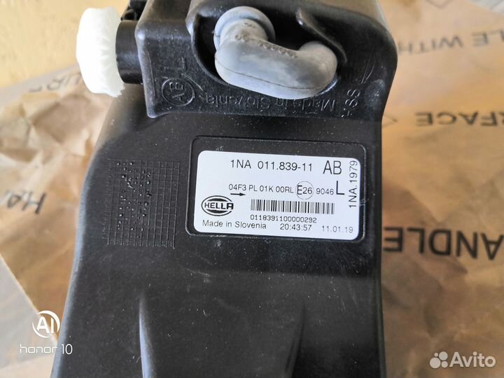 Фара противотуманная volkswagen passat, левая