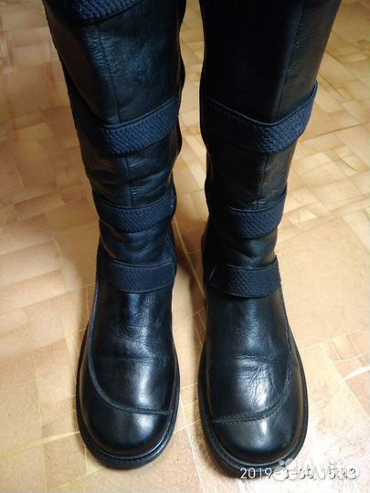 Сапоги кожаные