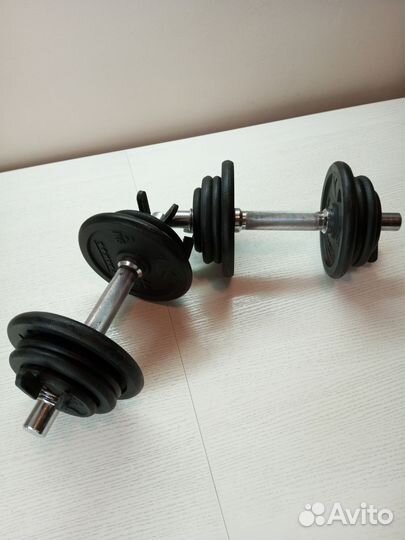 Гантели разборные 42 кг бу