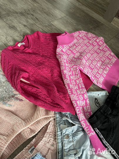 Вещи пакетом для девочки 134 140