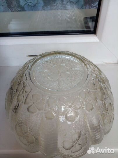 Ваза для фруктов хрустальные