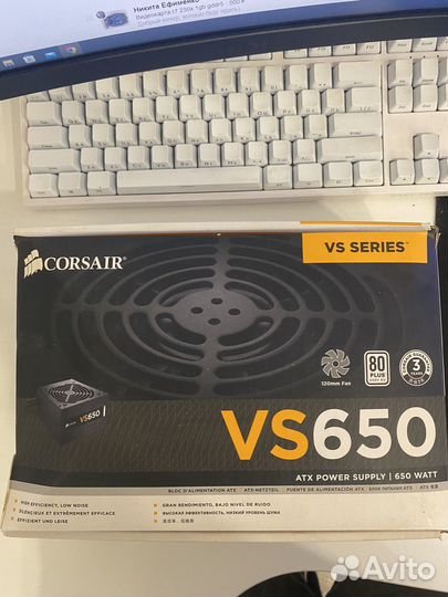 Блок питания Corsair VS650 650W