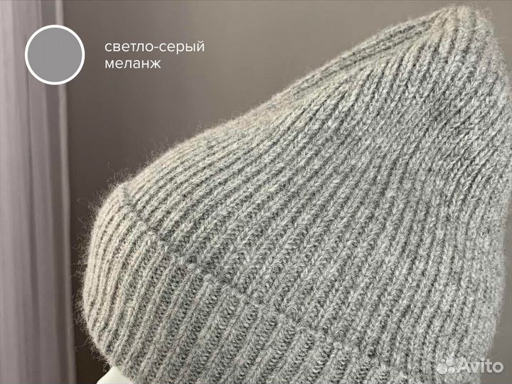 Шапка женская, мужская на весну/осень, р-ры 56-58