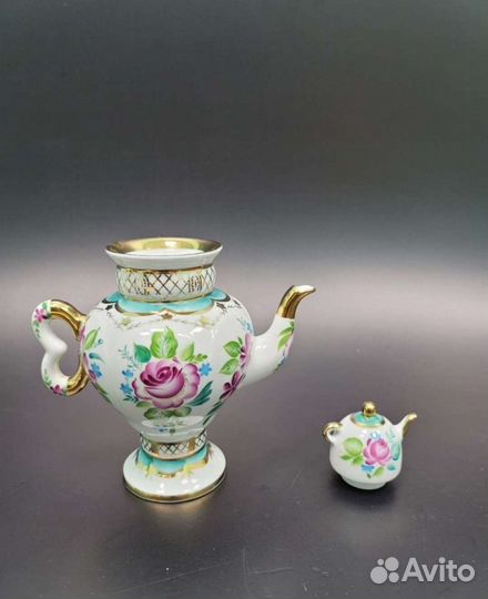 Редкий заварочный чайник клеймо ussr лфз СССР