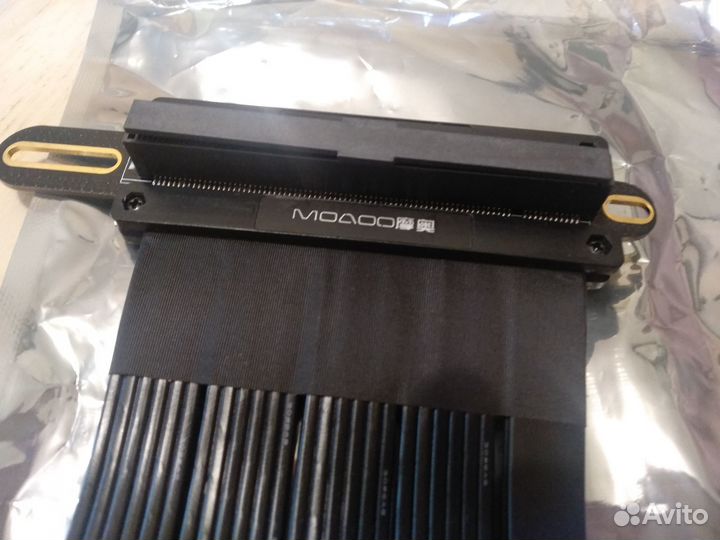 Кабель PCIe 4,0x16 для видеокарты 20см для пк