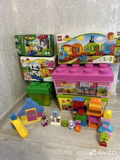 Lego duplo много наборов