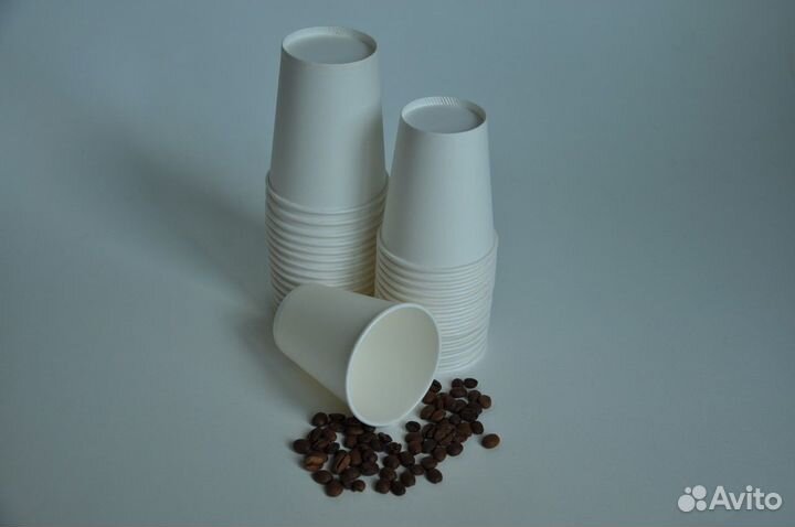 Бумажные стаканчики для чая кофе одноразовые