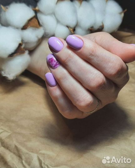 Гель-лак + маникюр