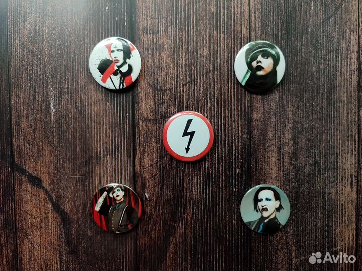 Значки Marilyn Manson