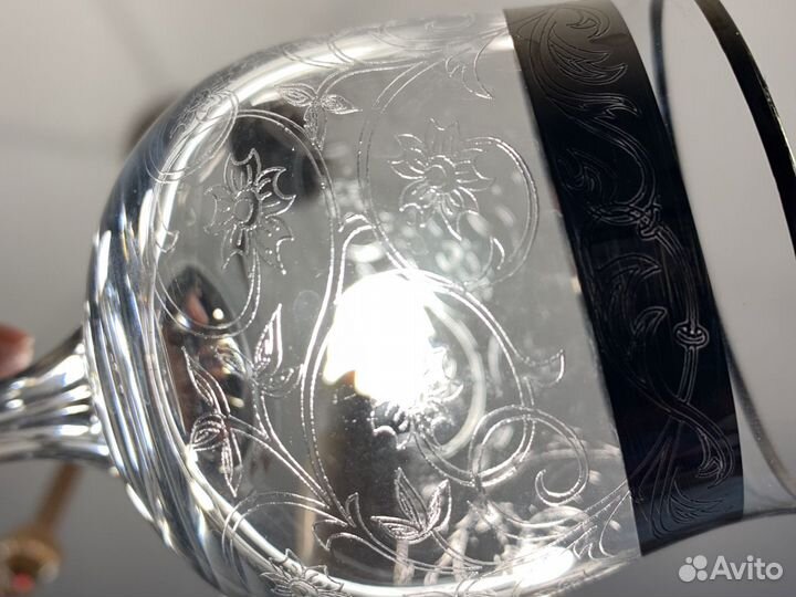 Фужеры богемия6шт «диана»