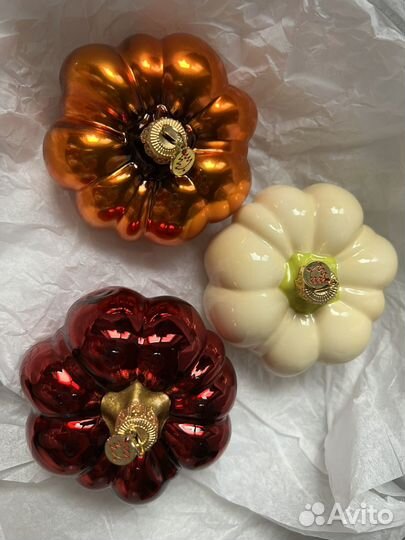 Тыквы xmas toys ёлочные игрушки