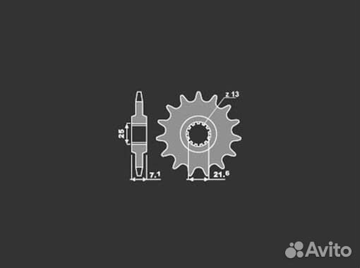 Звезда передняя PBR 585 C16 (1536)