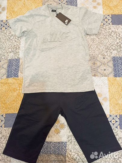 Футболка с шортами для мальчика размер 140