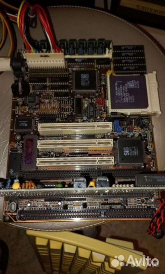 Материнская плата в комплекте с процессором 486