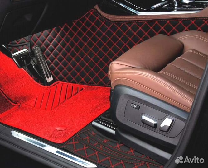 3D Коврики Geely Салон Багажник из Экокожи