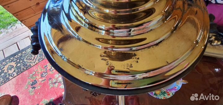 Самовар на дровах царский бочка