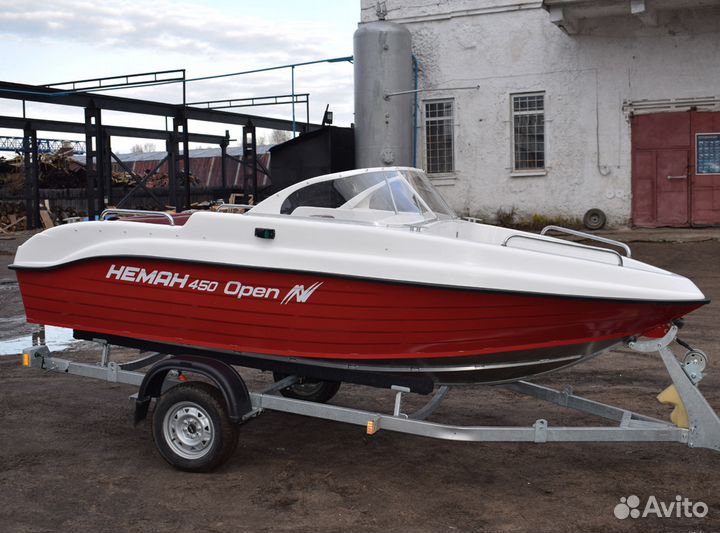 Новый комбинированный катер Неман 450 Open