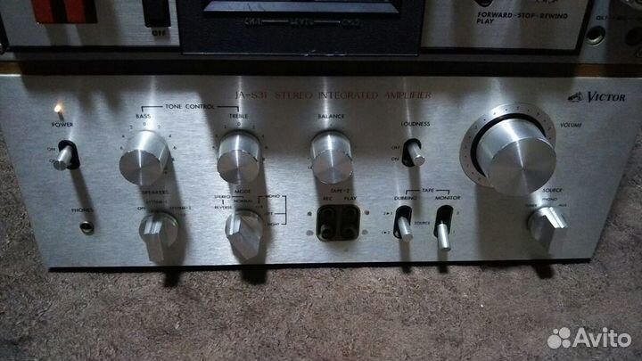 Усилители Victor и Technics