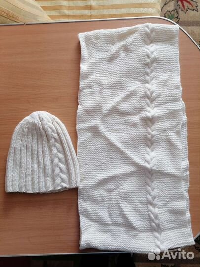 Шапка и снуд женский