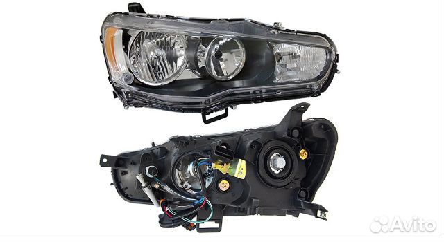 Фара правая Mitsubishi (2007-нв) без корректора